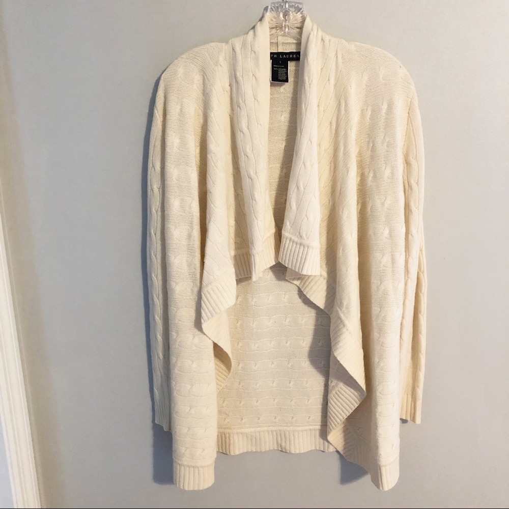 Ralph Lauren 100% Cashmere Shawl Neck Cardigan